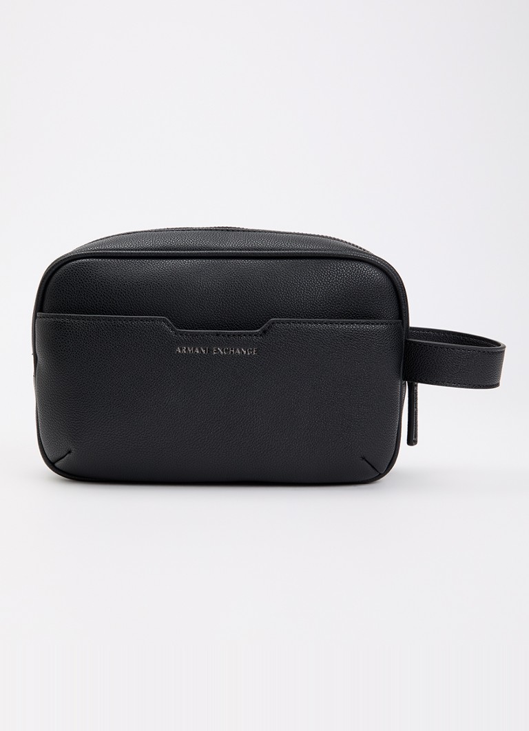 Armani Beautycase met logo en structuur Zwart - Deal