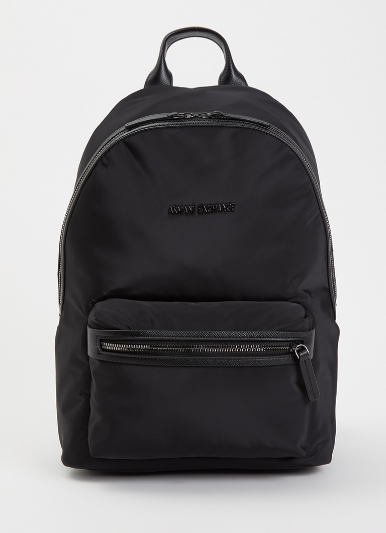 Armani Heren Rugzak met logo in de kleur Antraciet