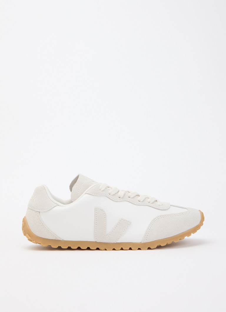 Veja Dames GT sneaker van leer met suède details in de kleur Wit, maat: 40