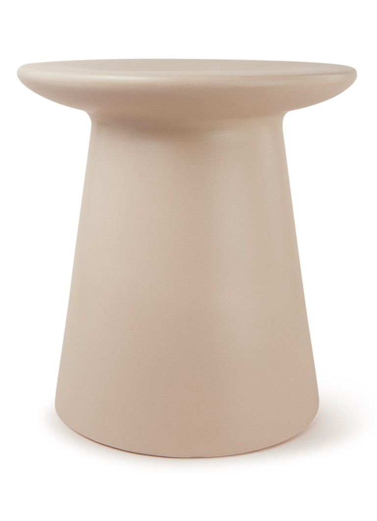 HKliving Bijzettafel 43 cm Creme - Deal