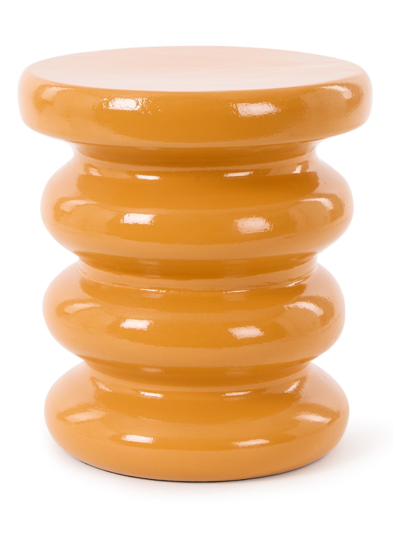 HKliving Alllure bijzettafel 29 cm Oranje - Deal