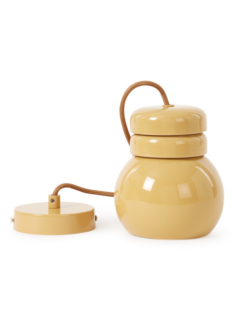 HKliving Bulb hanglamp Ø13 cm Geel - Deal