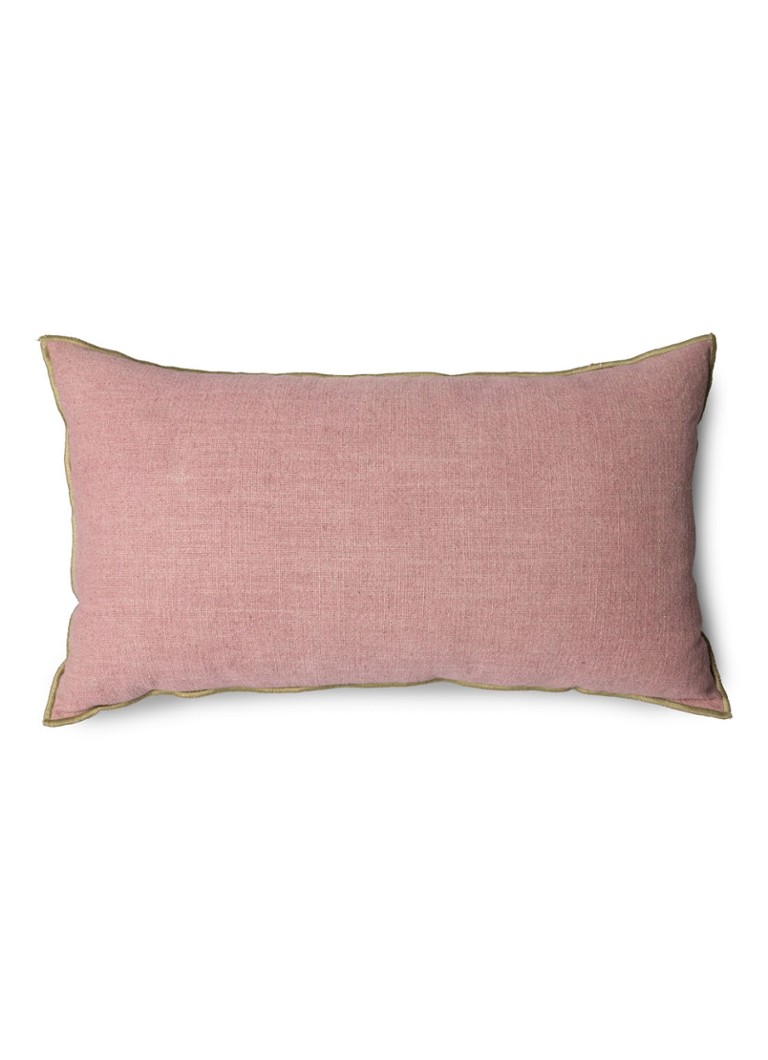 HKliving Bouquet sierkussen 60 x 35 cm Roze - Deal
