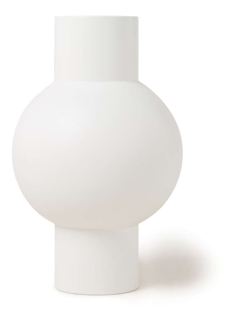 HKliving Matt vaas M 21 cm Wit - Deal
