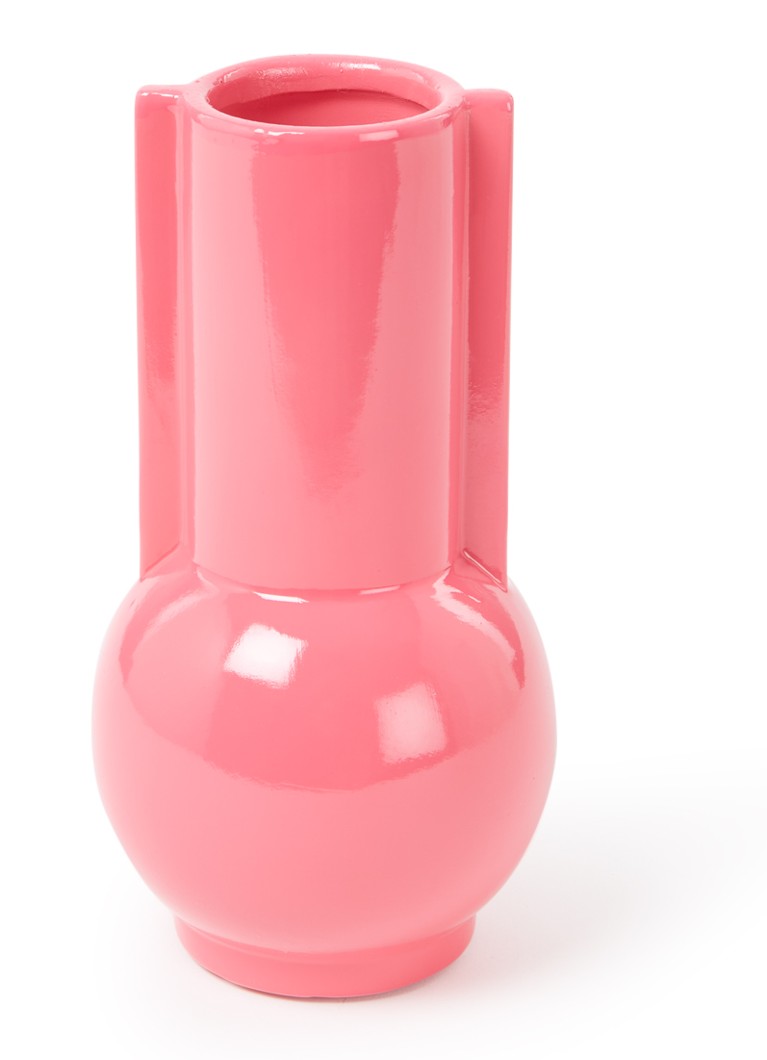 HKliving Hot Pink vaas 20 cm Neonroze - Deal