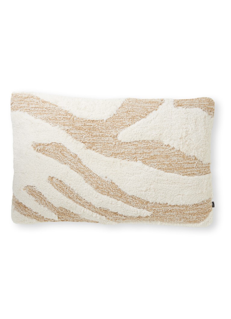 HKliving Fluffy sierkussen 35 x 55 cm Zand - Deal