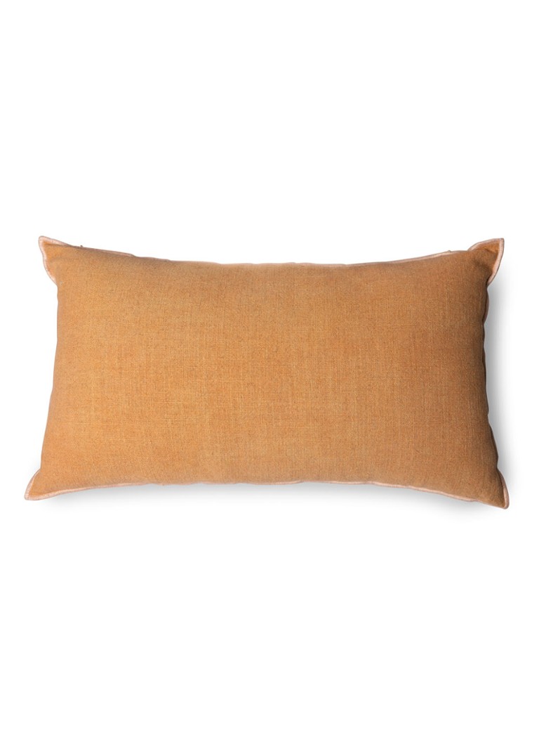 HKliving Spicy Ginger sierkussen 60 x 35 cm Oranjebruin - Deal