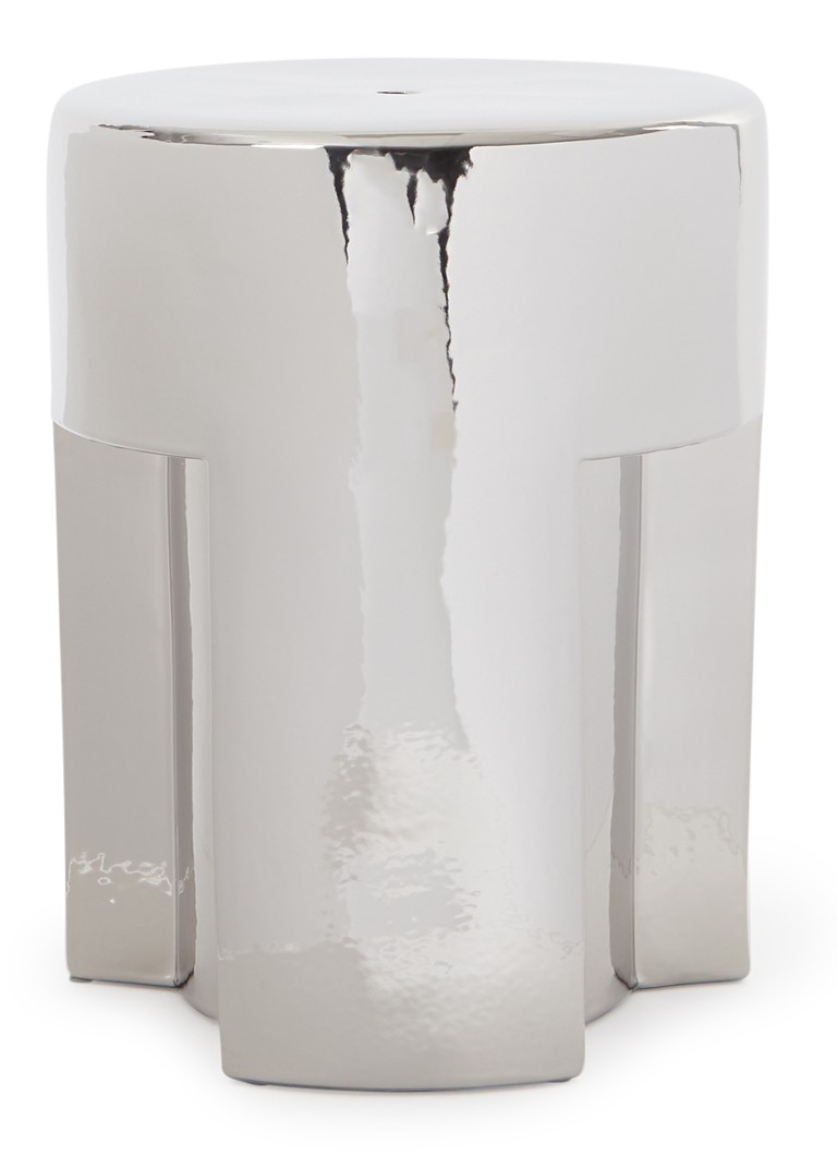 HKliving Chrome bijzettafel 35 cm Zilver - Deal
