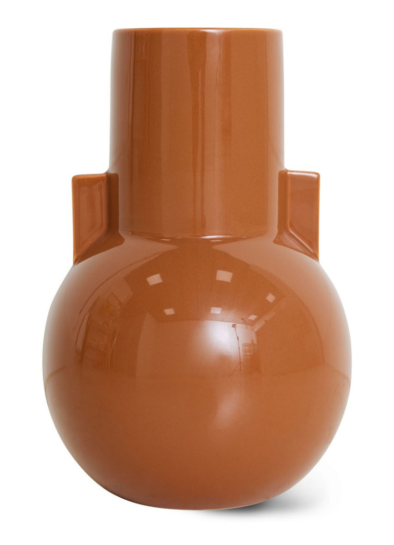 HKliving Ceramic S vaas 26 cm Cognac - Deal