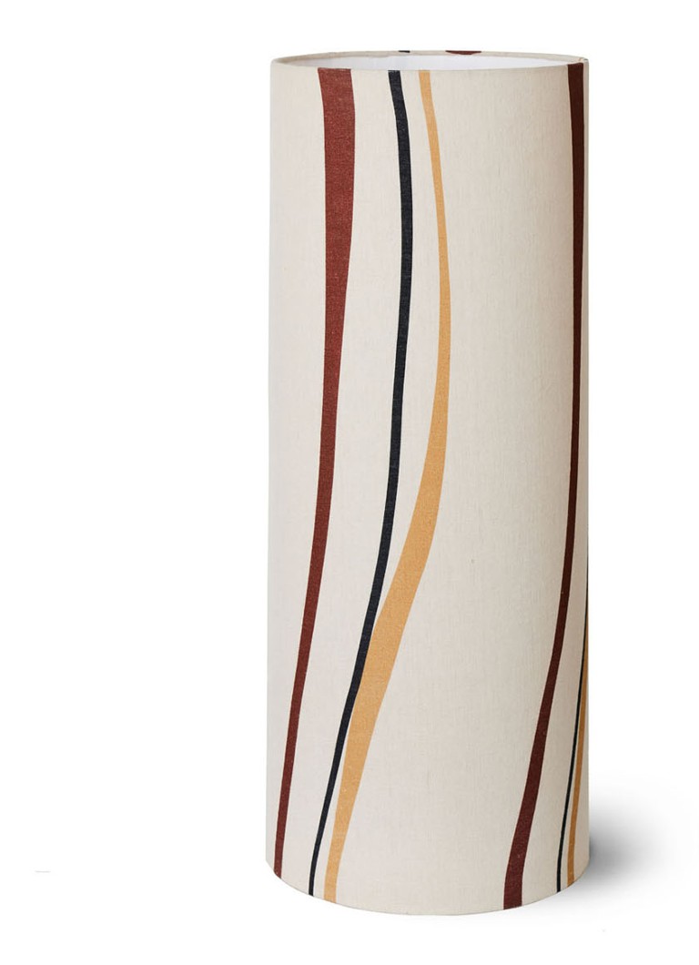 HKliving Cylinder Swirl lampenkap ø33 cm Bruin - Deal