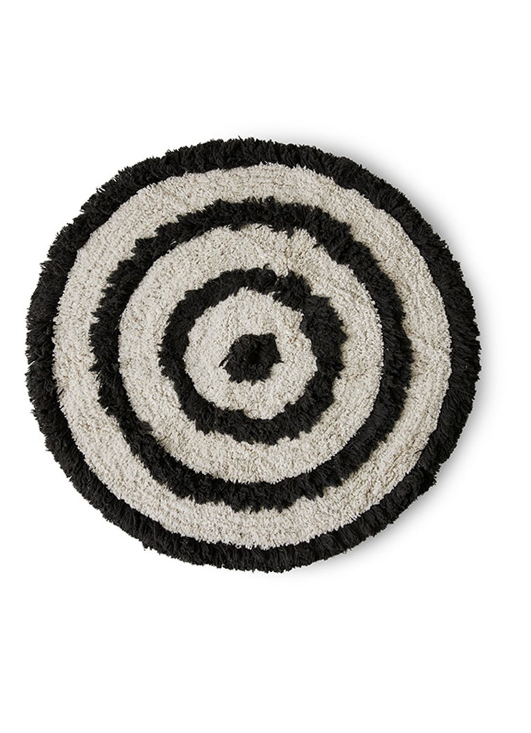HKliving Mono badmat ø80 cm Wit - Deal