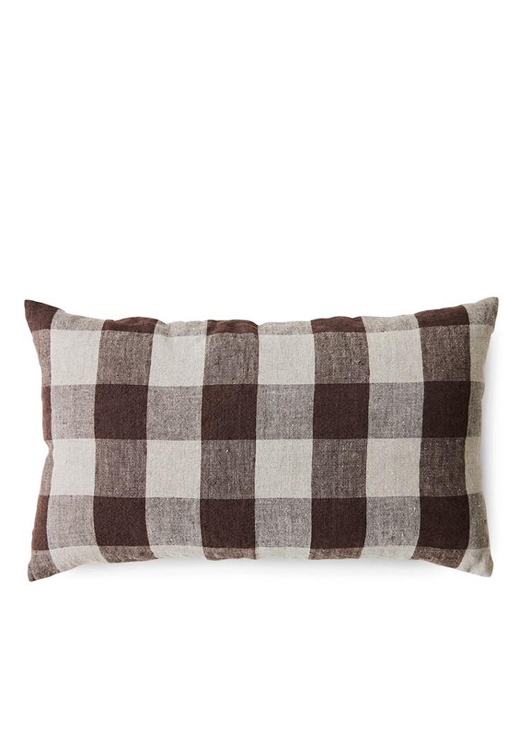 HKliving Woven sierkussen 60 x 35 cm Grijs - Deal