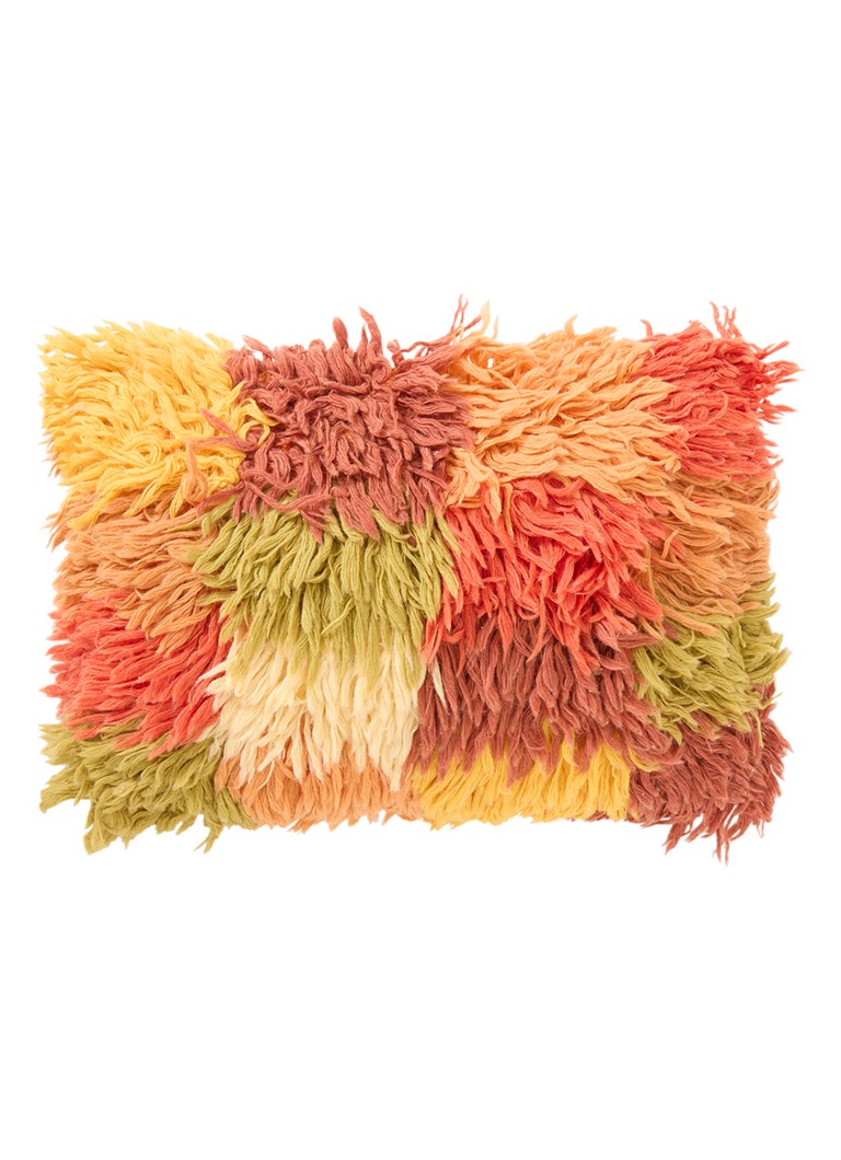 HKliving Fluffie Rag sierkussen 60 x 40 cm Multicolor - Deal
