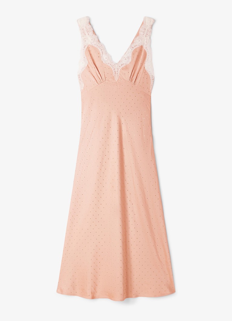 - Glitter Dames jurk - Oudroze -