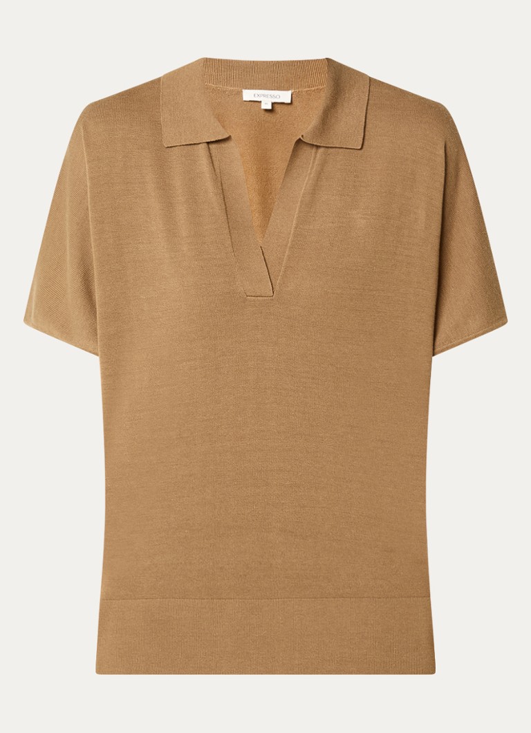 Expresso Dames Polo met stretch in de kleur Wit