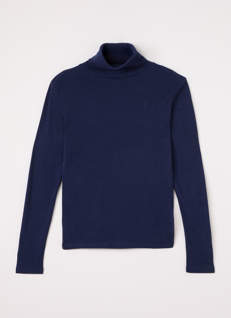 Ralph Lauren Meisjes Trui met col in de kleur Donkerblauw, maat: XL=164