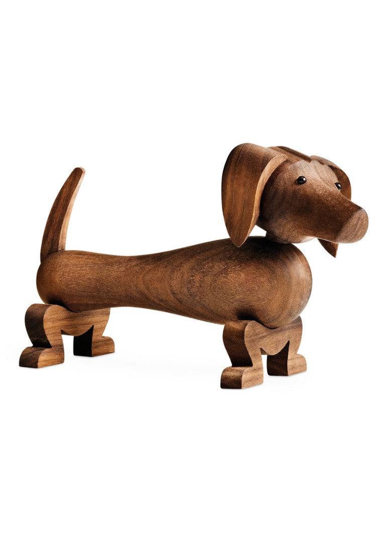 Kay Bojesen Dog ornament 10,5 cm Hazelnootbruin - Deal