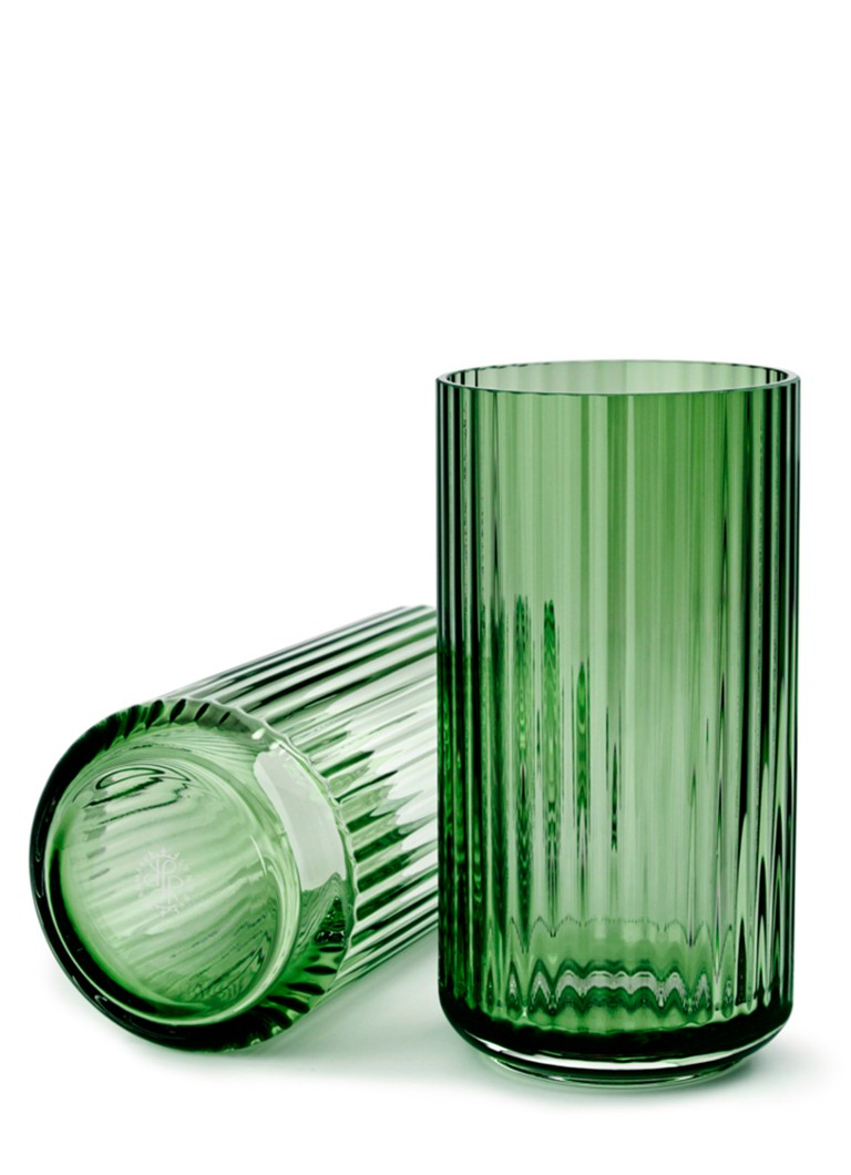 Lyngby Porcelaen Vaas 20,5 cm Groen - Deal