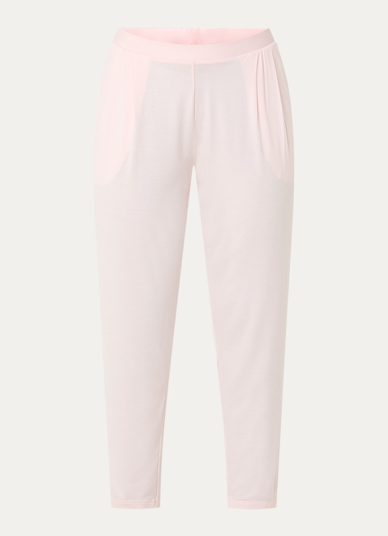 Mey Dames Slim fit pyjamabroek in de kleur Roze, maat: S