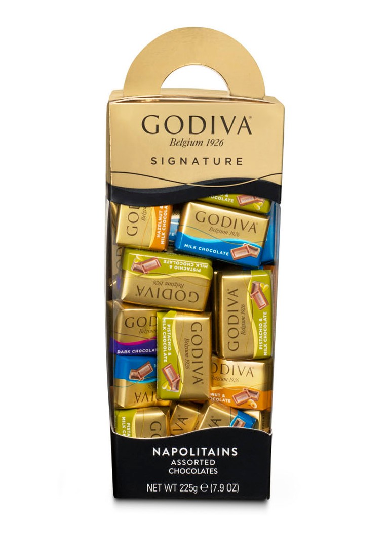 Godiva Signature Tower Napolitains chocoladerepen 225 gram Geelgoud - Deal