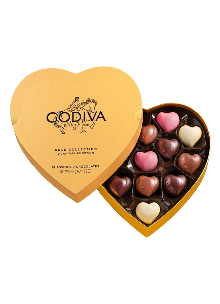 Godiva Coeur Iconique Collection chocolade bonbons 14 stuks - Deal