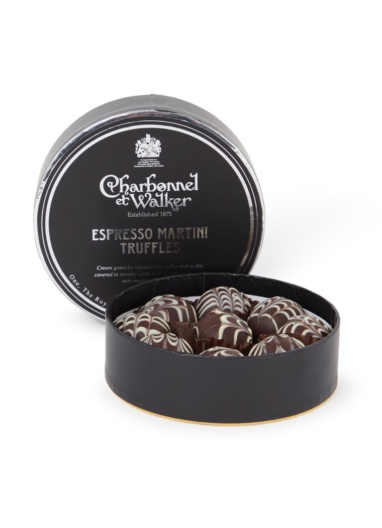 Charbonnel et Walker Espresso Martini chocolade truffels 8 stuks Zwart - Deal