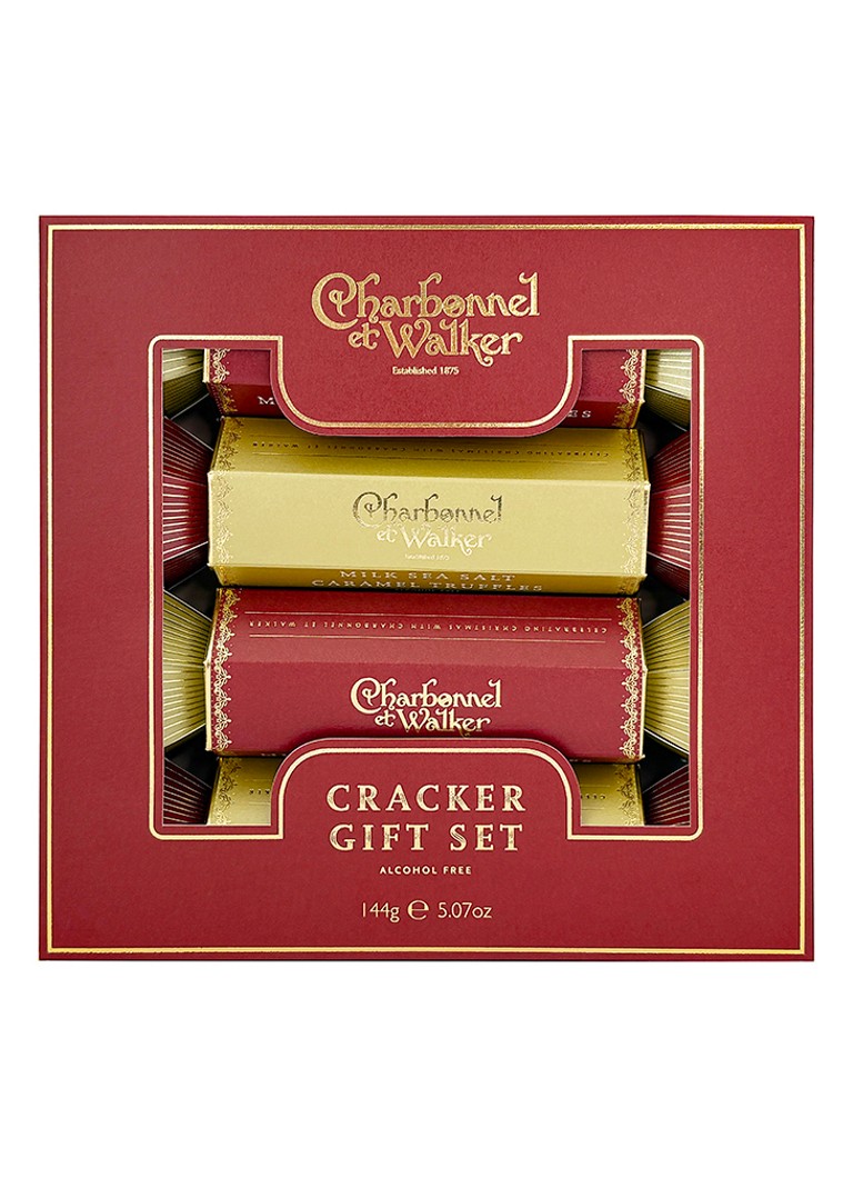 Charbonnel et Walker Cracker met truffels in giftset 3-delig Beige - Deal