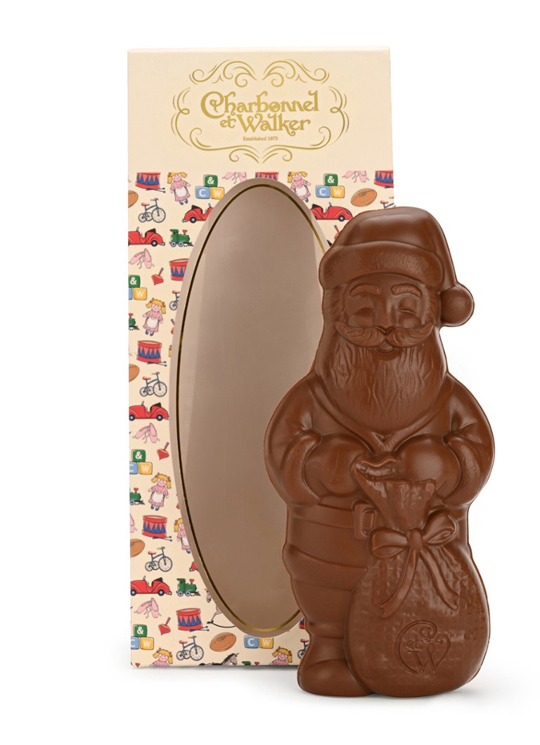 Charbonnel et Walker Kerstman melkchocolade 110 gram Beige - Deal