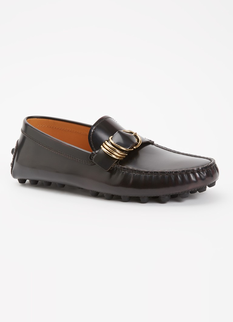 Tod's Dames Mocassin van kalfsleer in de kleur Zwart, maat: 40