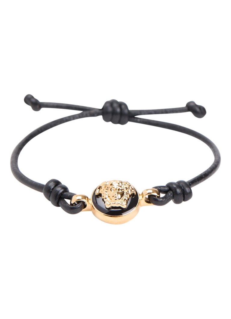 Versace Dames Armband verguld in de kleur Zwart, maat: ONE SIZE