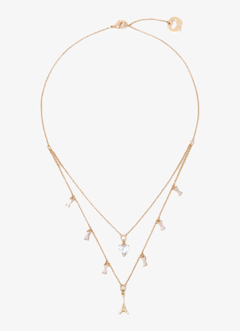 Maje Dames Ketting met zirkonia in de kleur Goud