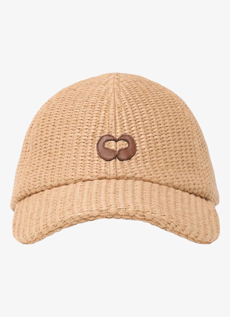 Maje Dames Ecapraf pet met gevlochten detail in de kleur Beige