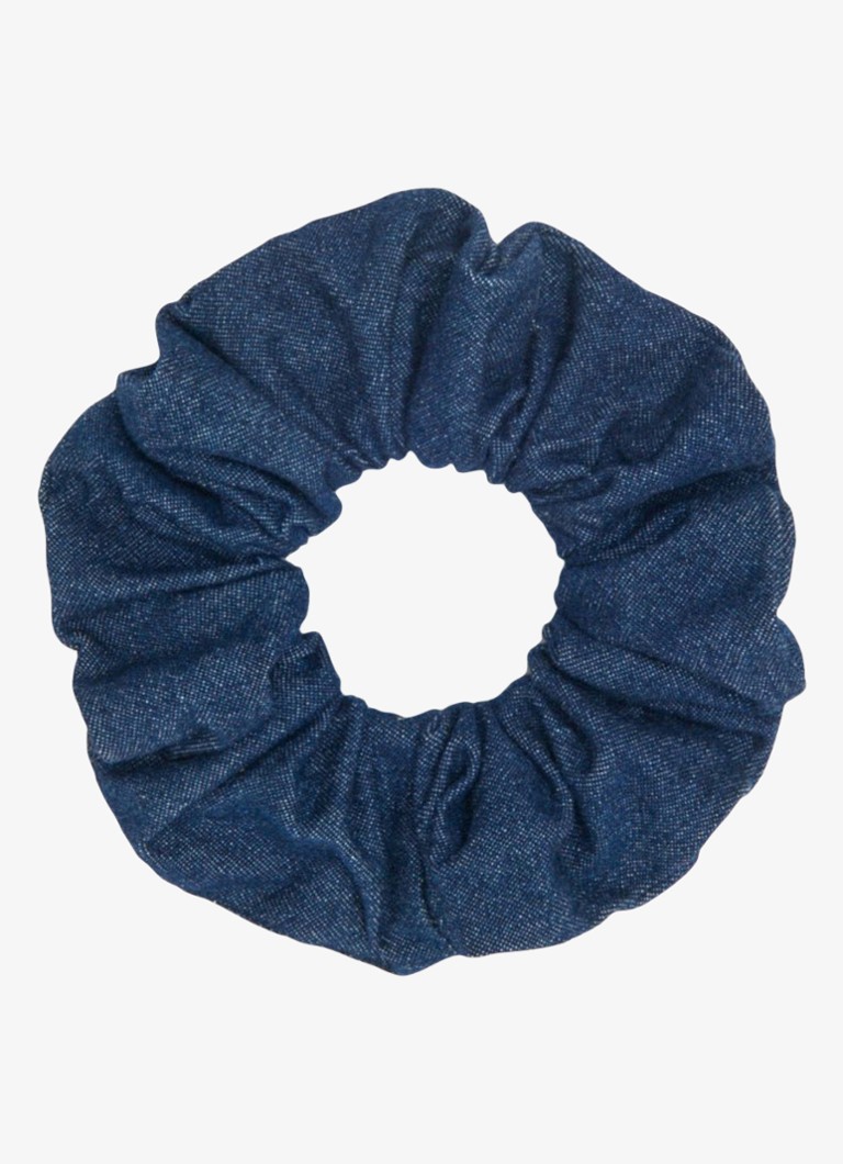 Maje Dames Scrunchie van chambray in de kleur Donkerblauw