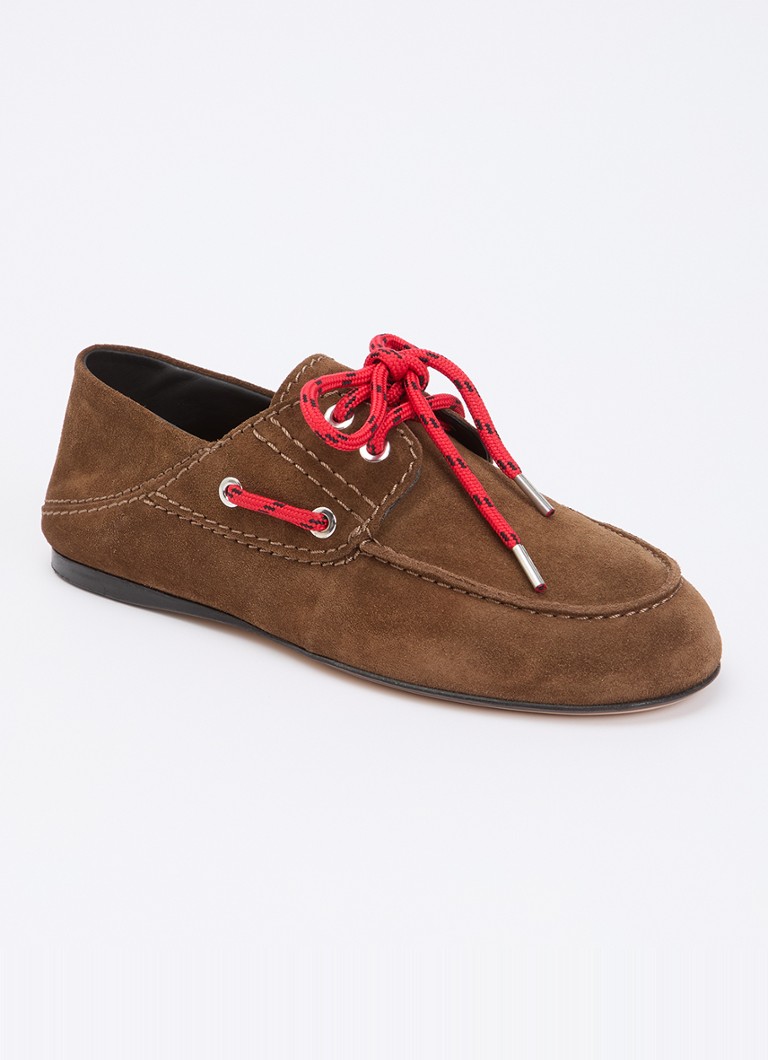 Sandro Dames Bootschoen van suède in de kleur Bruin