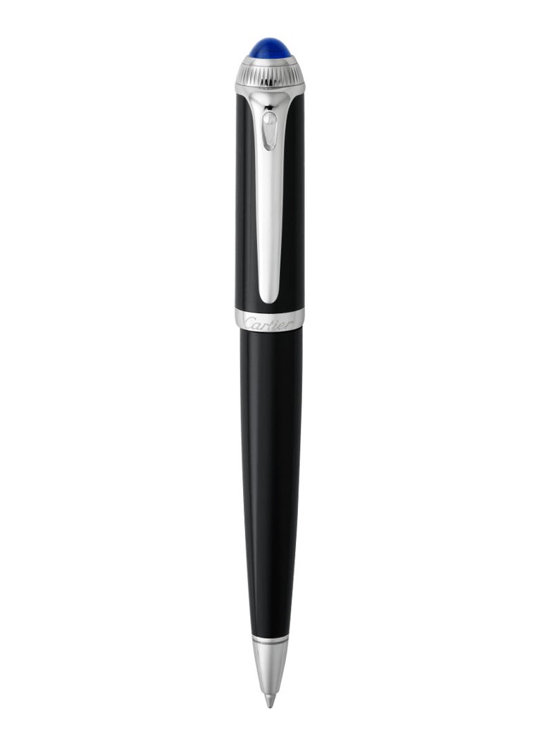 Cartier Roadster de Cartier balpen van composiet met palladium finish CRST240000 Zwart