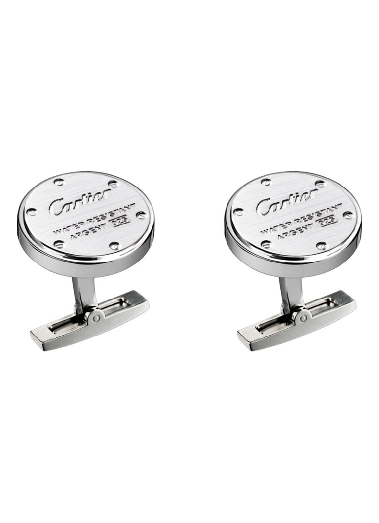 Cartier Heren Water Resistant manchetknopen van zilver CRT1220334 in de kleur Zilver