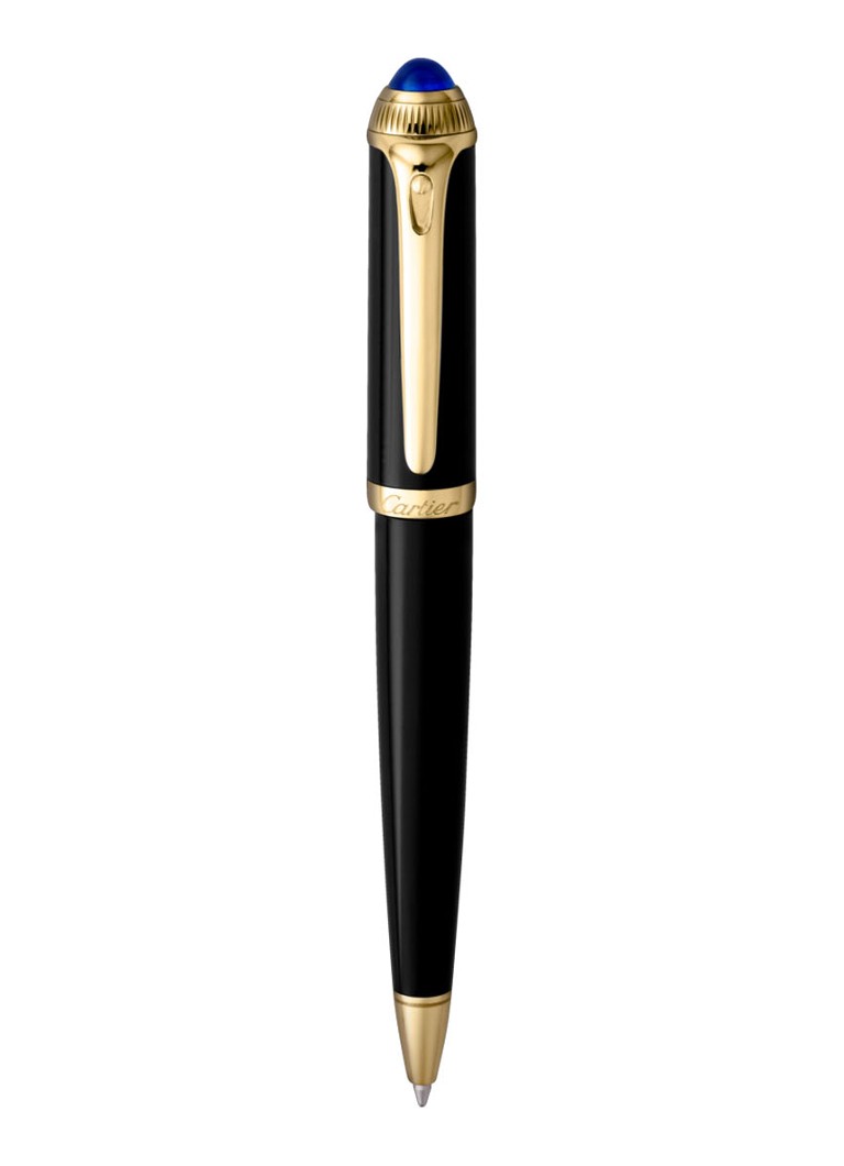 Cartier Roadster de Cartier balpen met geelgouden finish CRST240005 Zwart