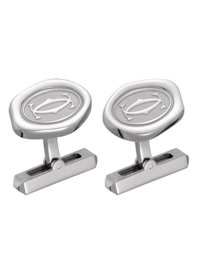 Cartier Heren Wax Seal manchetknopen van sterling zilver CROG000144 in de kleur Zilver
