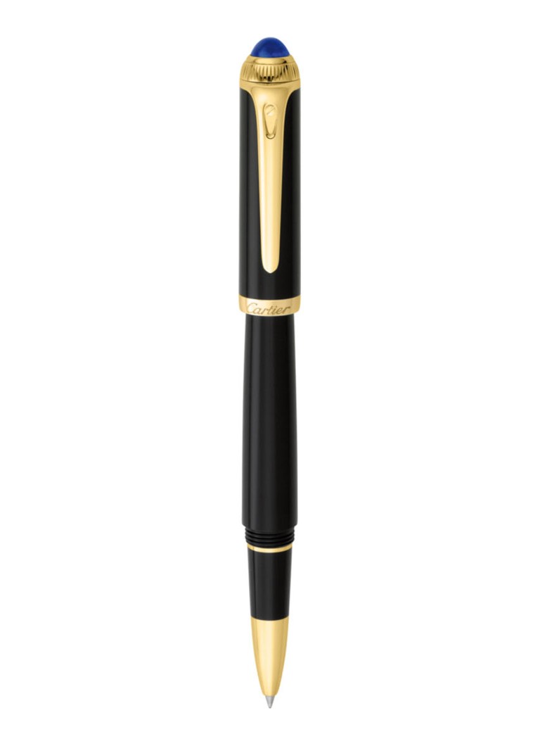 Cartier Roadster de Cartier balpen met geelgouden finish CRST240004 Zwart