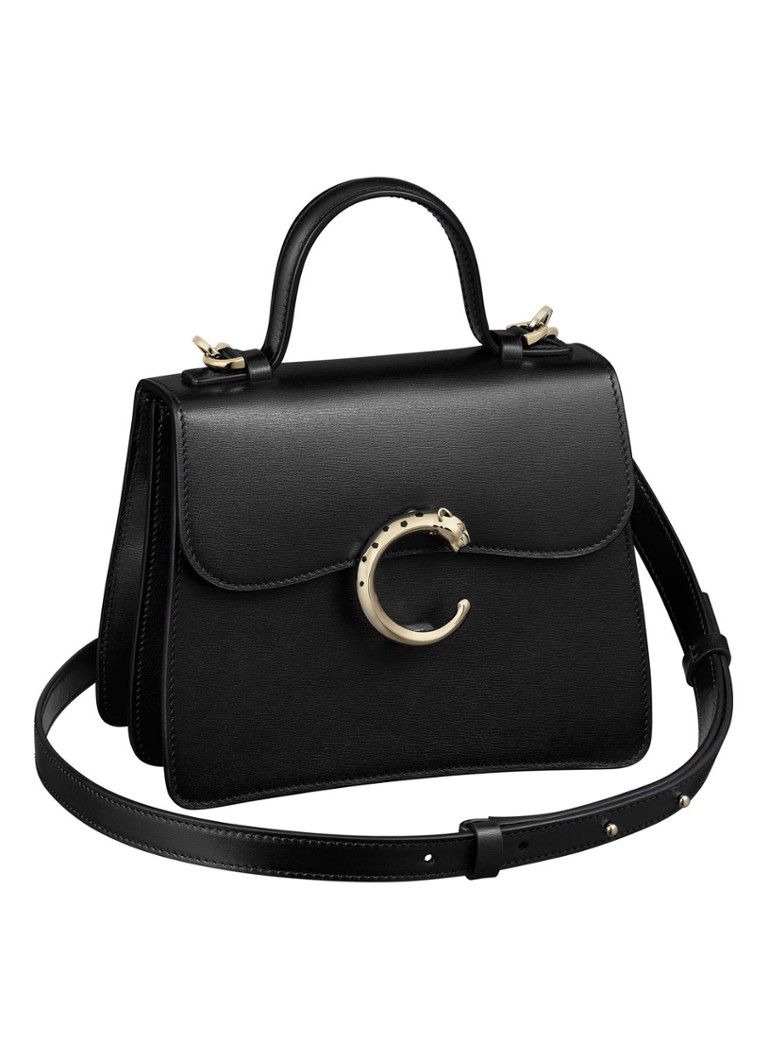 Cartier Dames Panthère de Cartier-tas met handvat CRL1002325 in de kleur Zwart