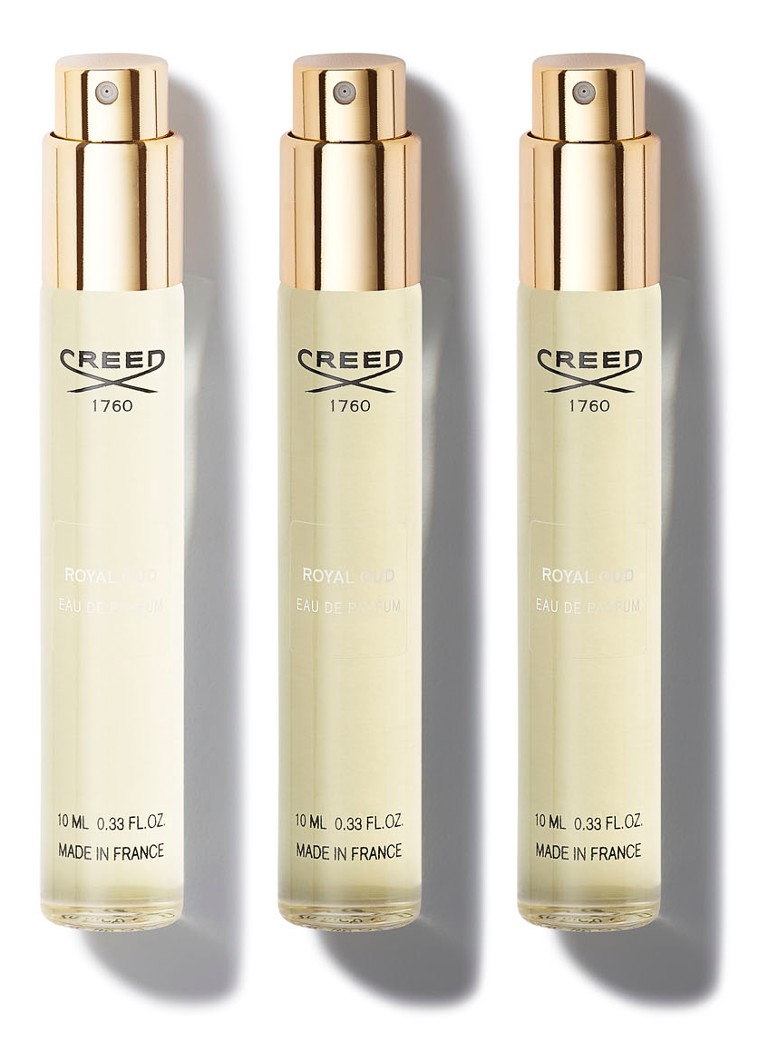 Creed Mini Royal Oud Refill - travel size navulling 3x10ML Geuren - Deal