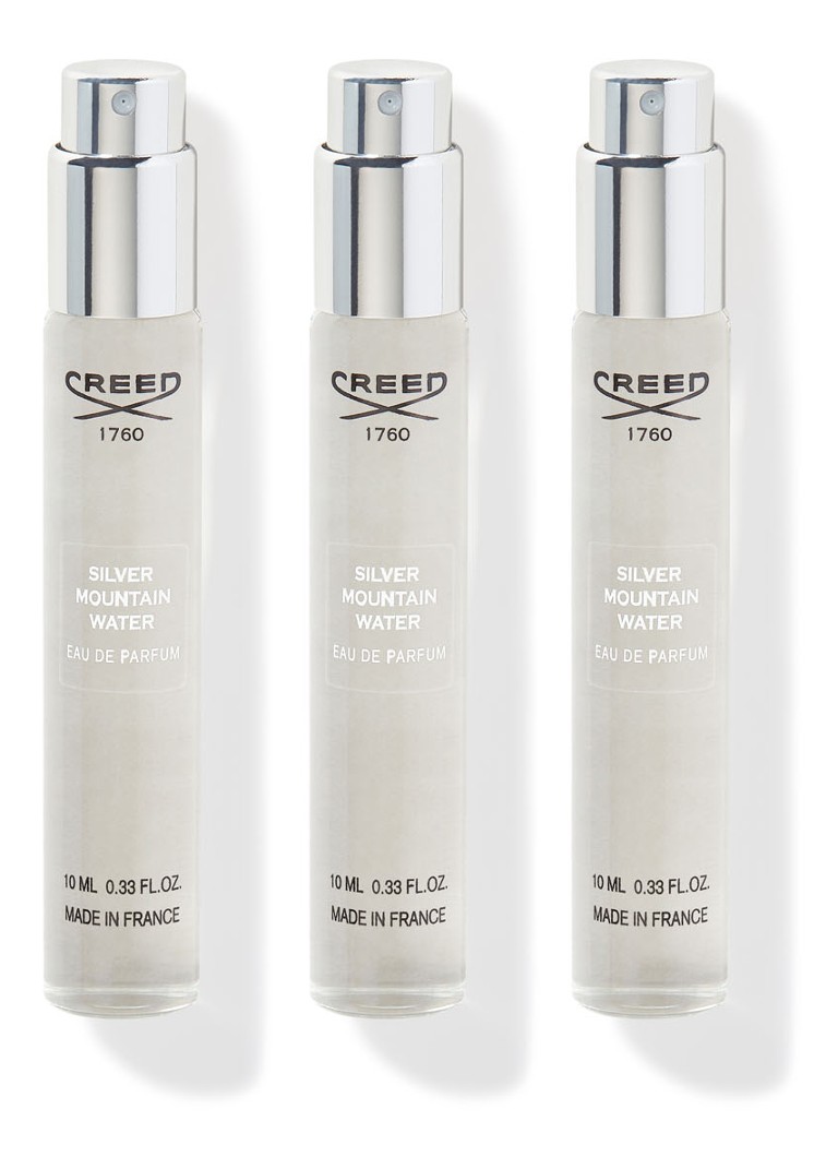 Creed Mini silver Mountain Water Refill - travel size navulling 3x10ML Geuren - Deal