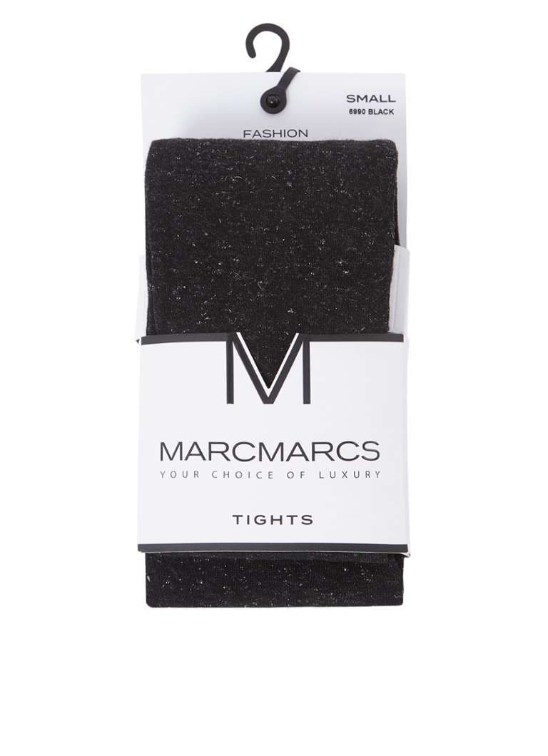 MarcMarcs Dames Festa maillot met lurex in de kleur Zwart, maat: XL