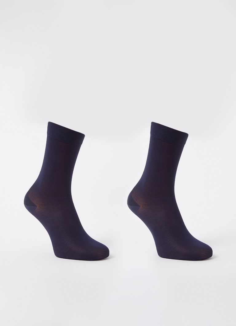 MarcMarcs Dames Ultra Fine sokken in de kleur Donkerblauw, maat: 39-42