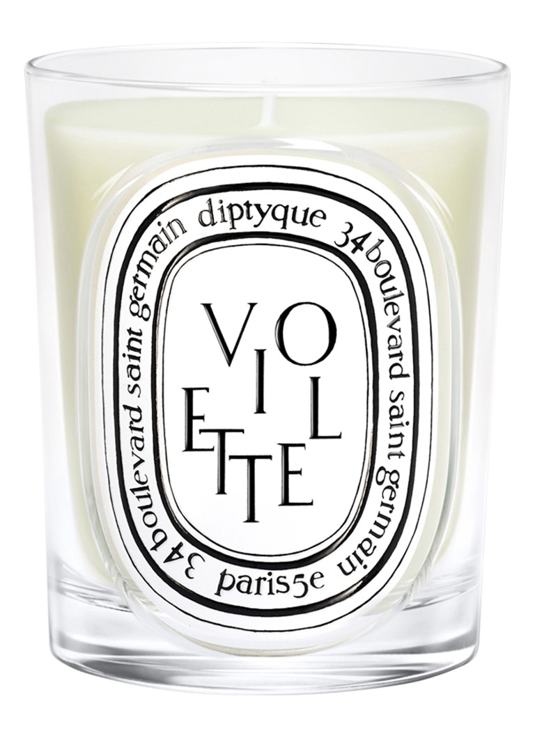 DIPTYQUE Violette Classic geurkaars 190 gram Beige - Deal
