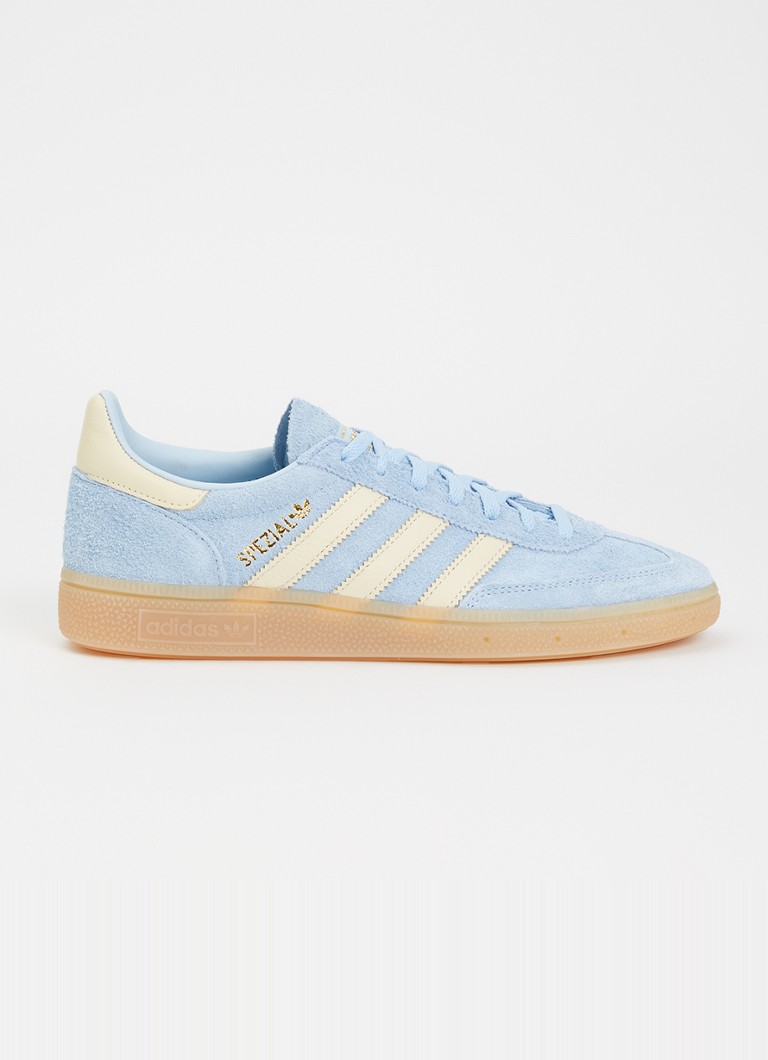 Adidas Dames Handball Spezial sneaker van suède in de kleur Lichtblauw, maat: 36 2/3