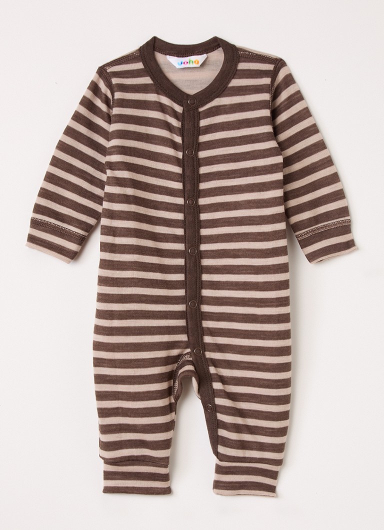 Joha Meisjes Babypak met print in de kleur Bruin, maat: 80