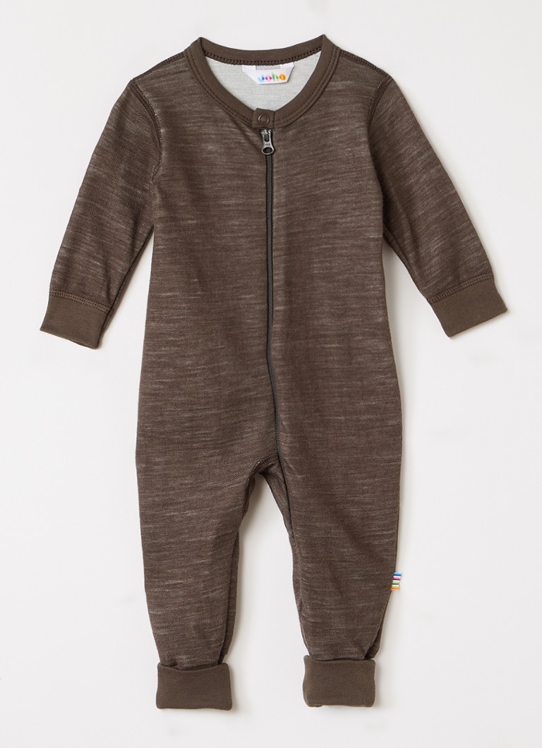 Joha Meisjes Babypak in wolblend in de kleur Bruin, maat: 80