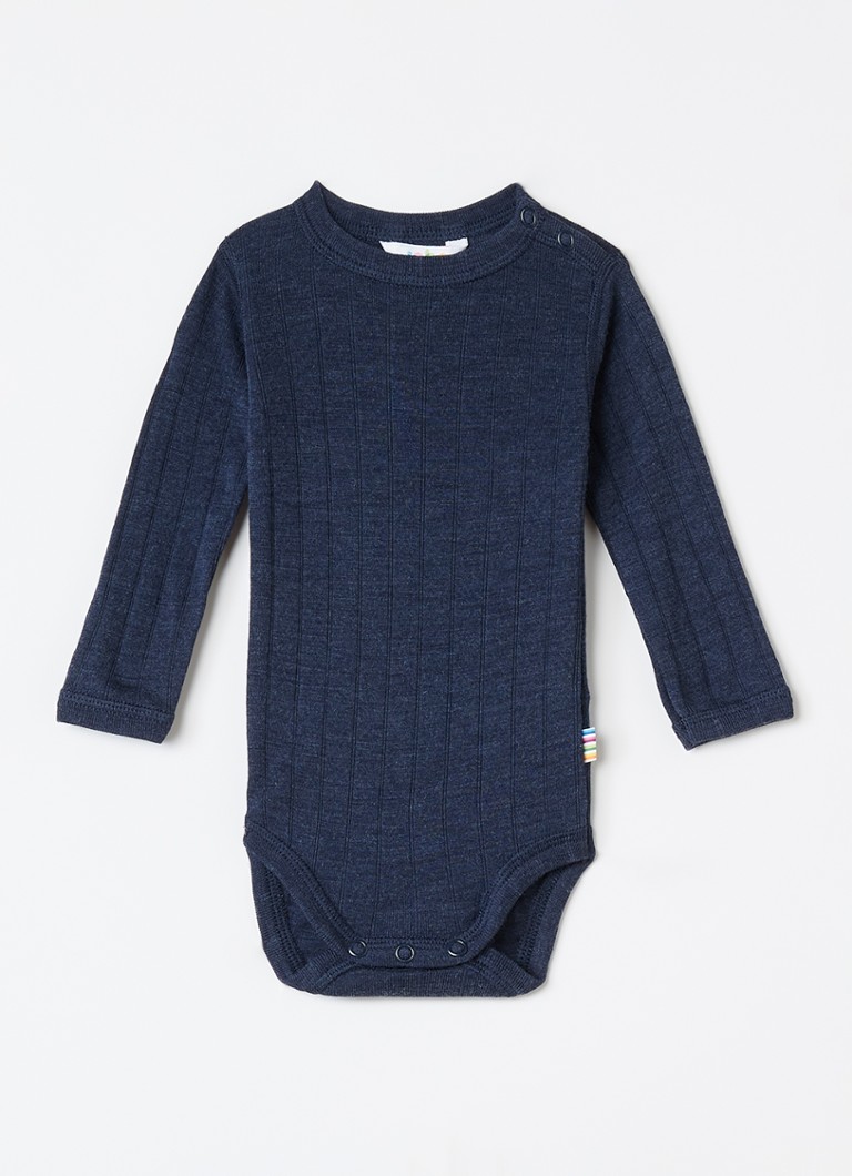 Joha Meisjes Romper in zijdeblend in de kleur Donkerblauw, maat: 50