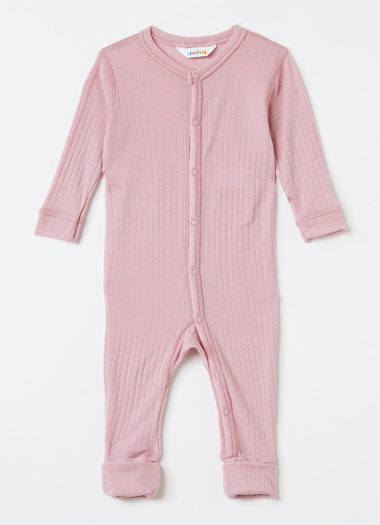 Joha Meisjes Babypak van merino wol in de kleur Roze, maat: 80